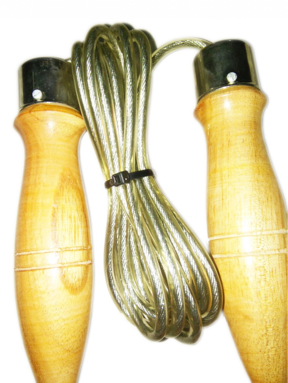 Steel wire Skipping Rope with Wooden Handle | Gama Sport